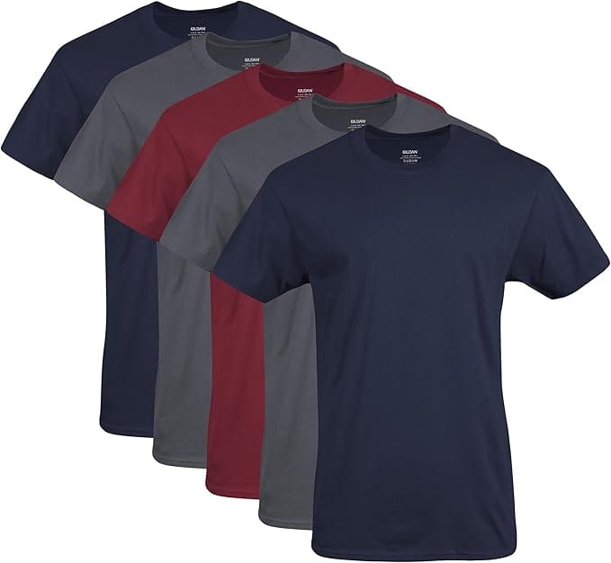 Mens Cotton Crew T Shirts for Multipack Style
