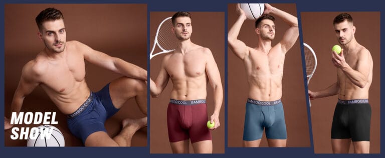 BAMBOO COOL Men’s Underwear Boxer Briefs 7-Pack