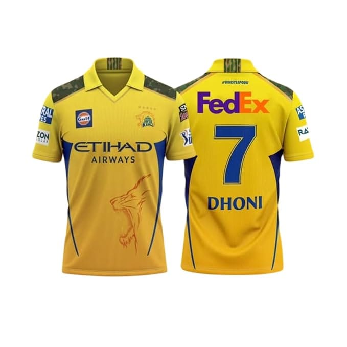 Grab the Chennai Dhoni Full Sleeve Jersey T-Shirt