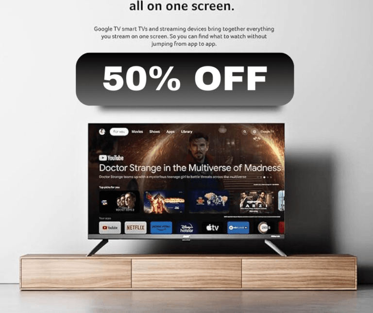 50% OFF Acer J Series HD Ready Smart Google TV