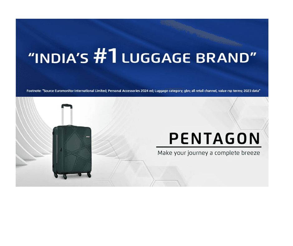 Safari Pentagon Medium Trolley Bags for Travel