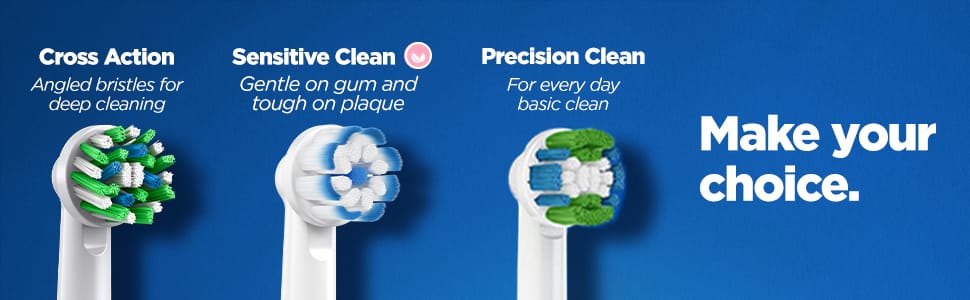 New oral-b electric toothbrush ORIGINAL Cross Action