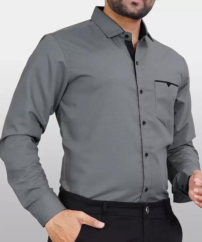 Stylish casual shirt for men CB-COLEBROOK Regular Fit Solid Soft Touch Cotton