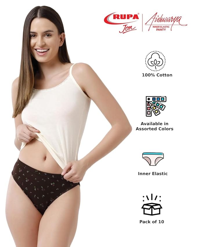 Exclusive Rupa Jon cute printed panties for women Soft And Comfortable Briefs