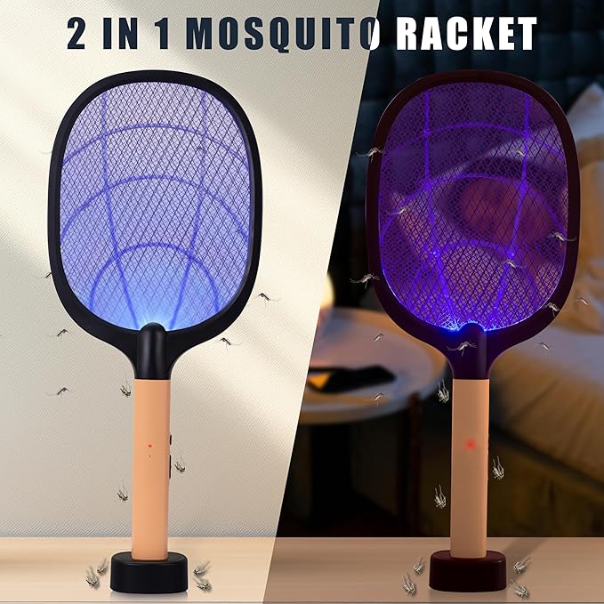 Lightweight Electric mosquito bat WEIRD WOLF 2 in 1 UV Light