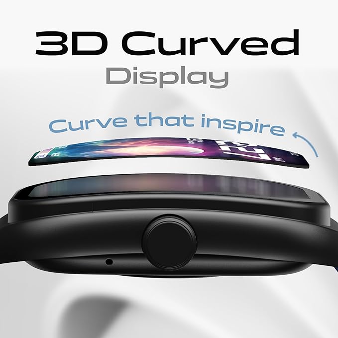 Best budget smartwatch 2025 Boult Trail 3D Curved HD Display