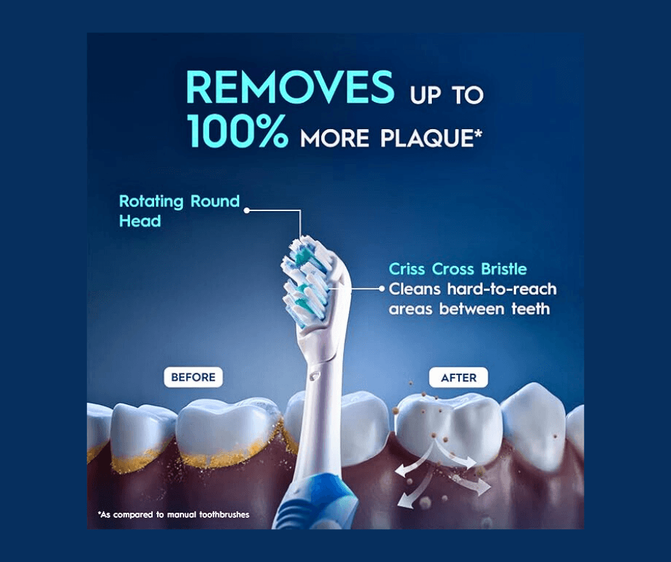 Oral B Cross Action Electric Toothbrush for Adults