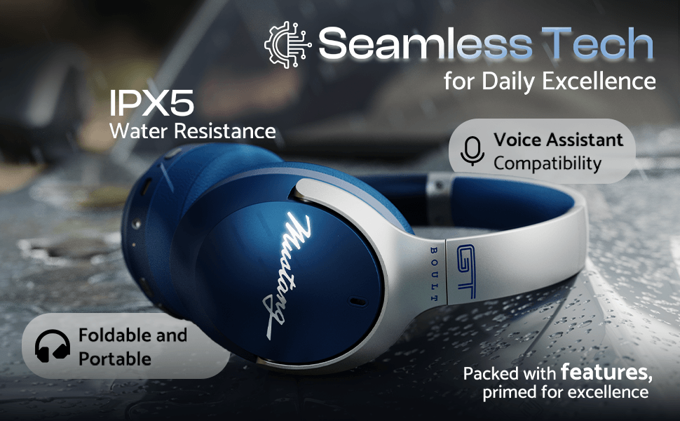 Dropped Price Boult Q Over Ear Bluetooth Headphones