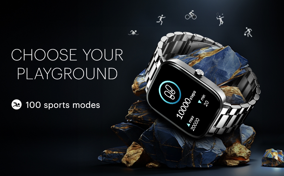 Smart Watch with SpO2 and Heart Rate Monitor