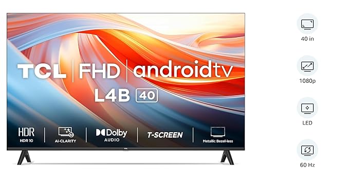 Get the Best Price on TCL 101 cm LED Bezel-Less TV: Stunning Design Meets Value
