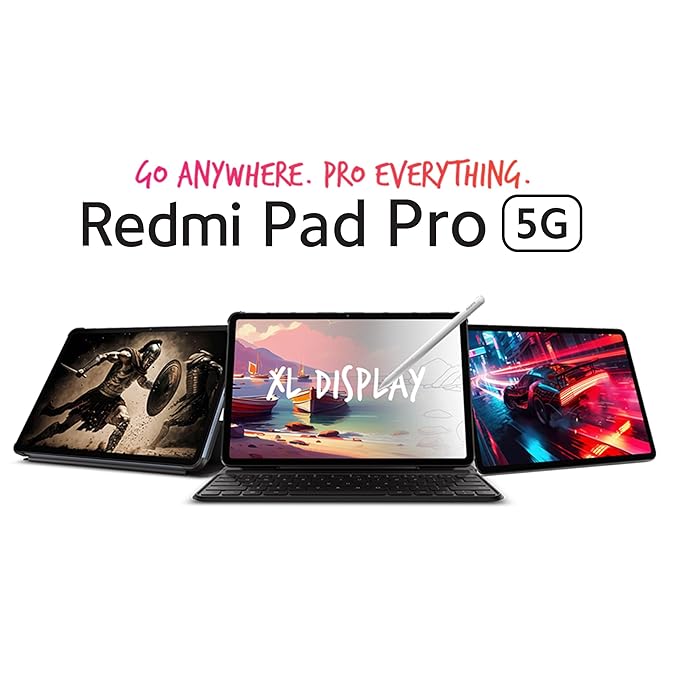 Xiaomi Expands Tablet Lineup with Redmi Pad Pro 5G: